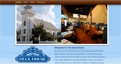 Desktop Screenshot of deckhousecasualdining.com